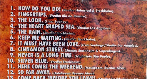 Roxette - Tourismus CD (1992) It Must Have Been Love, The Rain, Joyride .......... - Bild 3 von 5