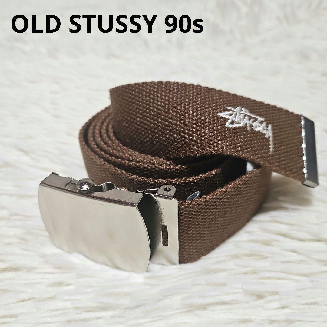 Old Stussy 90s Gacha Belt Brown 148cm Vintage Used Good Old Stussy 90s Gacha Belt Brown 148cm Vintage Used Good