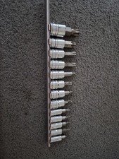 Snap-on Tools 14-38 Standard Torx Socket Driver Set T8-t60 13pcs