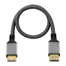 4K/60Hz 1080p Mini HDMI To HDMI Cable Conversion Cord For HDTV Tablet PC Camera