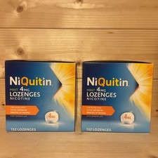 Niquitin Lozenges 4mg 264 X Nicotine Mint Lozenges BBE 05/2026 Stop Smoking Aid