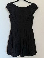 B Darlin Black Lace Mini Dress Size 5/6 Juniors Little Black Dress Cap Sleeve