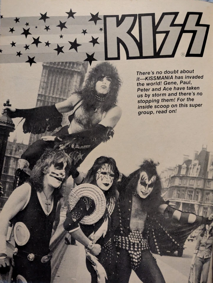 Teen Machine Magazine Presents KISS In Pix May 1978 Mostly Kiss also Queen Heart Foto 4 de 4