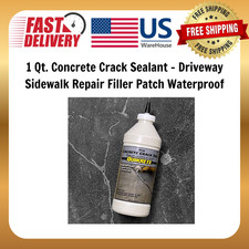 1 Qt. Concrete Crack Sealant   Driveway Sidewalk Repair Filler Patch Waterproof