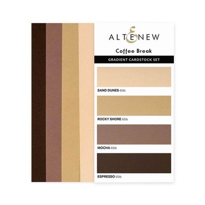 Gradient Cardstock Set 3''x6'' - Coffee Break ALT4894