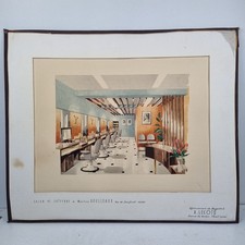  gouache, Aquarelle, Projet, Architecture, intérieur, Magasin, Agencement, 