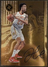 John Collins 2017-18 Panini Opulence Rookie On Card Autograph Auto /79 #108