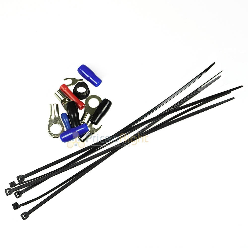 8 Gauge Amp Wiring Kit 400 Watts OFC Copper Wire Car Audio Installation