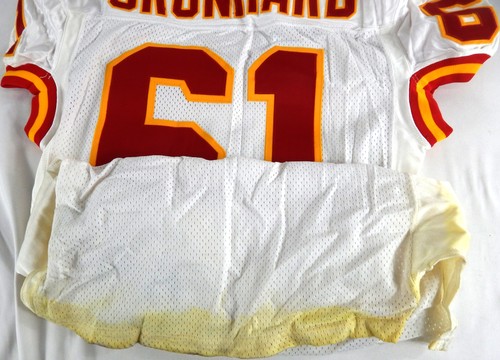 1999 Kansas City Chiefs Tim Grunhard #61 Game Issued White Jersey 48 661 - Bild 11 von 12