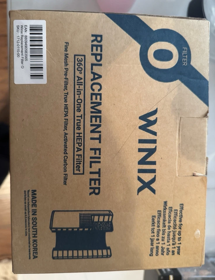 Winix 360 ° все-в-одном истинный HEPA сменный фильтр 0 для очистителя воздуха новый - Изображение 3 из 3