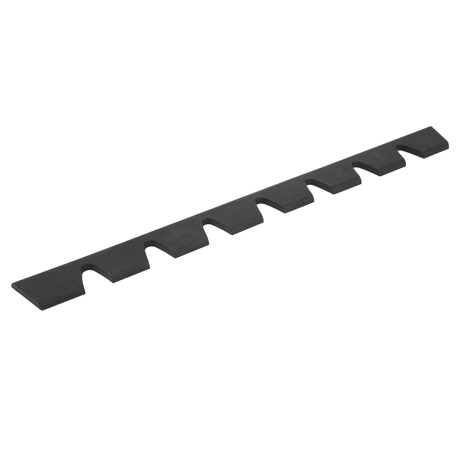 8pcs Front Bumper Scrape Guard Set Rubber Black Universal Bumper Anti Scratch
