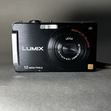 Panasonic Lumix DMC-FX580 12MP Digital Camera w/ Leica Lens  3 in LCD - Black