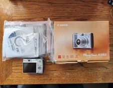 Canon PowerShot A560 7.1MP 4x Optical Zoom Compact Digital Camera Works Original