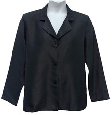 VTG Kensington Square Women Size L Three Button Long Sleeve Lightweight Jacket