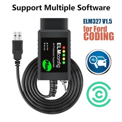 FORscan USB OBD2 ELM327 .5 with Switch PIC18F25K80 Chip FoCCCus HS CAN And MS