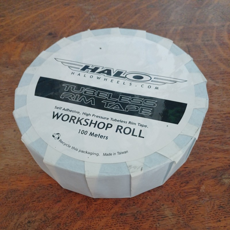 Halo Tubeless Rim Tape 100m Workshop Roll Blue 46mm Wide £55 RRP
