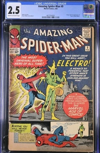 The Amazing Spider-Man #9 – Marvel Comics (1964) CGC 2.5