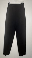 Vintage St. John Basics Black Knit Pants, Size 10