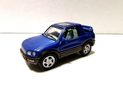 Rare Honwell 1/72 Toyota Rav4 Blue -TOY CAR JP USED
