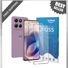 2 Pack Tempered Glass Screen Protector for Moto G Stylus 2026 2025 Full Coverage