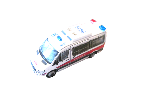 Toyeast Nr.44-Mercedes Sprinter-Hong Kong Police-Boxed - Picture 2 of 6