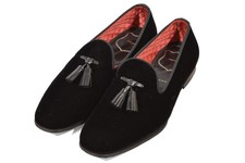  FREE TARIFF TOM FORD Loafer Nicolas evening slipon Velour Shoes mens Authentic