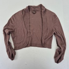 PHASE EIGHT Cardigan 12 Brown Women Shrug Style Jumper