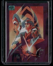 2024 Topps Chrome Star Wars Galaxy Victory and Defeat Aqua Lava Refractor /125