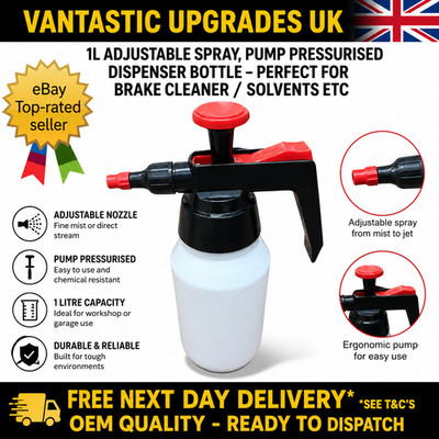 Bremsenreiniger Spender Pumpsprüher Viton Dichtungen Premium Lösungsmittel Sprühflasche