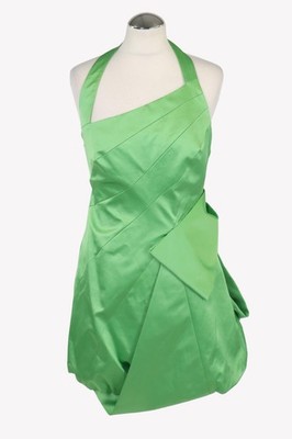 Karen Millen Damen Kleid Gr. 38 (UK 12) Grün A-Linie Dress