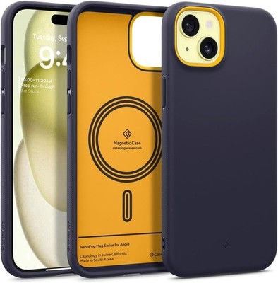 Original Caseology Nano Pop Mag iPhone 15 Plus 6,7'' Blueberry Navi ACS06677