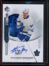 2020-21 SP Authentic Alexander Barabanov Auto /999 #204 RC