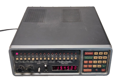 Realistic Pro 2000 Realistic Pro-2001 Vintage Digital Entry Programmable Scanner | eBay
