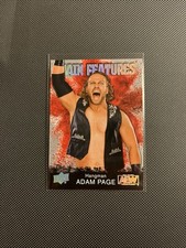 Hangman Adam Page 2021 UPPER DECK AEW FIRST EDITION MAIN FEATURES MF25 Silver