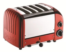 DUALIT NEW GEN CLASSIC 4 SLICE TOASTER - APPLE CANDY RED