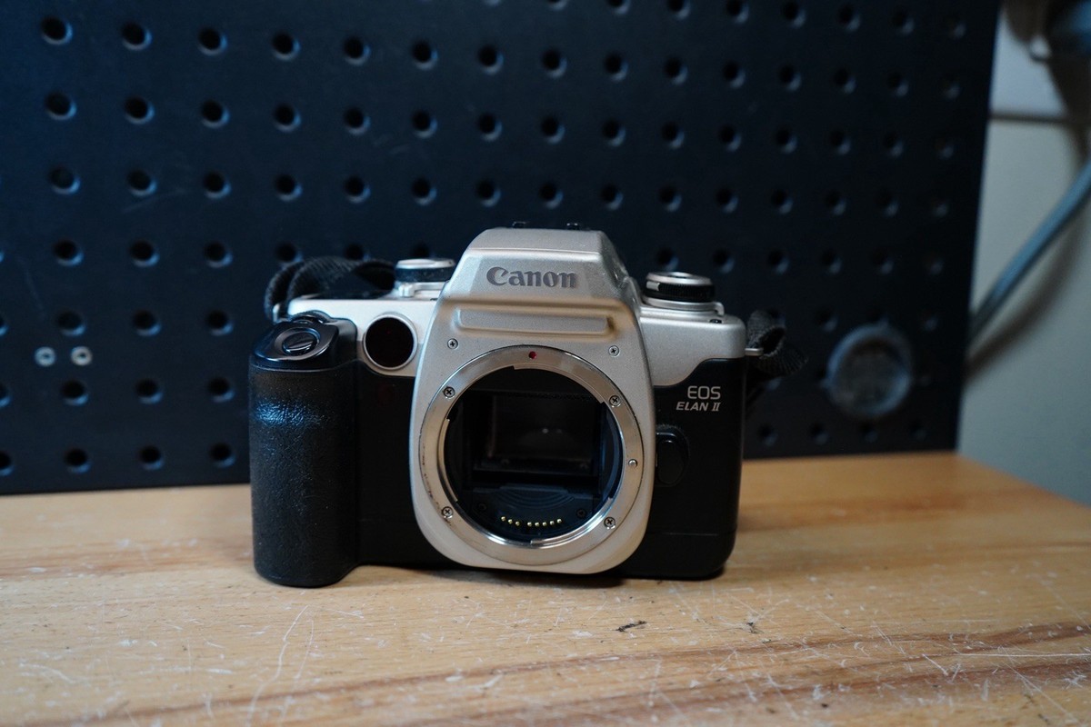 L) Canon EOS Elan II 35mm SLR Film Camera Body Only 82966123436|