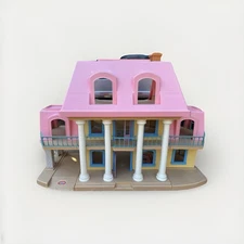 Vintage Little Tikes Grand Mansion Dollhouse Pink Giant Huge House 1990's