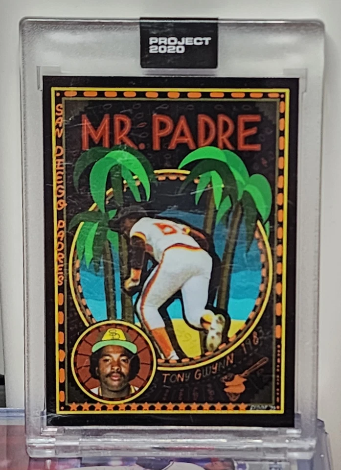 Lote de 5 cartas 2020 Topps Project McGwire, Gwynn, Brett, Trout & Koufax Foto 3 de 4