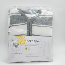 Burts Bees Baby Beekeeper Wearable Blanket Medium Zip Organic Cotton