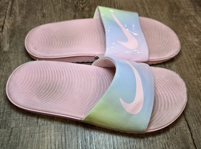 Nike Kawa SE2 Punch Slide Sandal CW1656-600 Pastel Pink Kid Youth Size 4Y