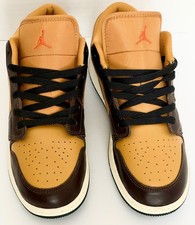 Air Jordan 1 Low SE Flax Baroque Brown Womens 7 HQ3603-201 New No Box