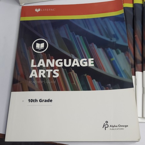 LIFEPAC Language Arts Homeschool Curr. 10th Grade Complete + Teachers Guide - Picture 2 of 7