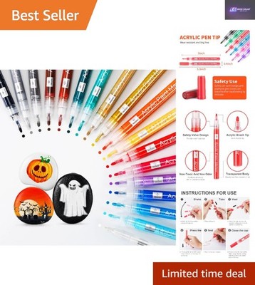 Professionelle Acrylmalstifte - 18 Farben für kreative Projekte