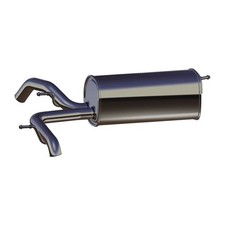 ERNST Endschalldämpfer für AUDI A2 8Z0 1.4 TDI 75/90 PS mit 42L Tank 8Z0253609S