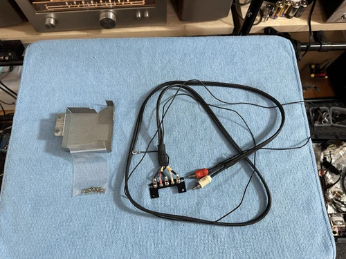 Technics SL-1300 Vintage Turntable parts original RCA cables working Tested