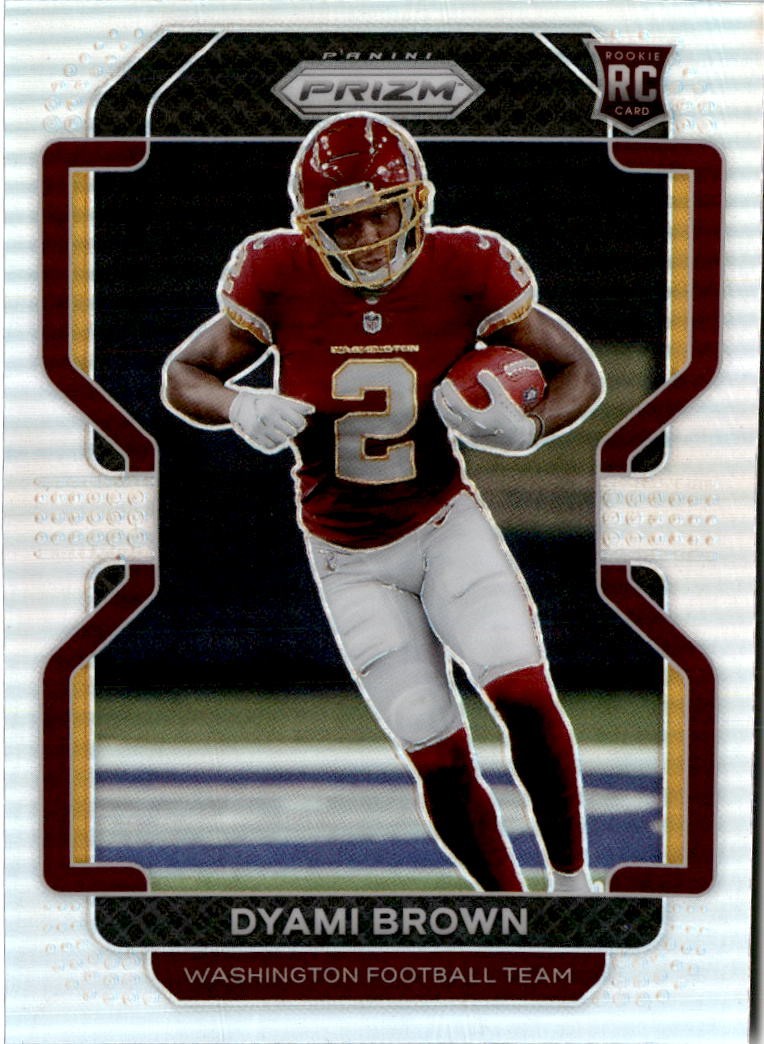2021 Panini Prizm #V-353 Dyami Brown Rookie Variations Prizm Silver