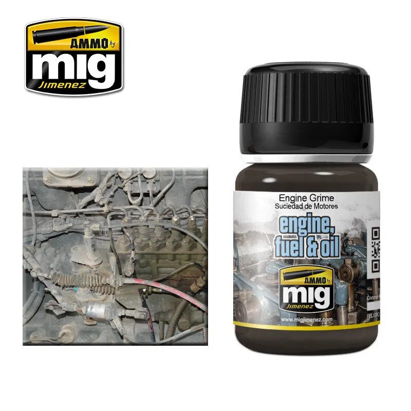 Ammo MIG 1407 - Aging and Effect Paint - Engine Grime