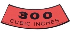 300 Cid Air Cleaner Decal For 1975-1996 Ford F150