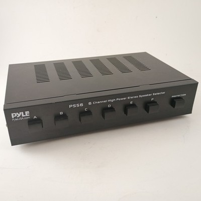 Pyle High Power Stereo Speaker Selector Up to 6 Pairs 100W/Channel PSS6