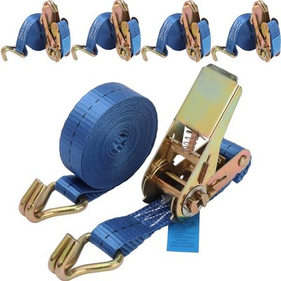 4er Set Ratschen-Spann Gurte 800kg 4m - Sicheres Verzurren für Trailer und Cargo